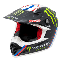 MONSTER TOMAC MOTOCROSS HELMET LG